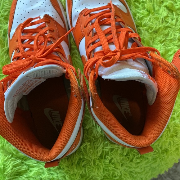 Nike dunks orange and white DUNK NIKE retro ‘Syracuse’ size 8 MEN - Picture 5 of 6